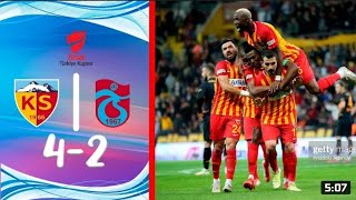 Kayserispor 4-2 Trabzonspor Maç Özeti ~ Ziraat Türkiye Kupası Yarı Final Rövanç Maçı Fifa22