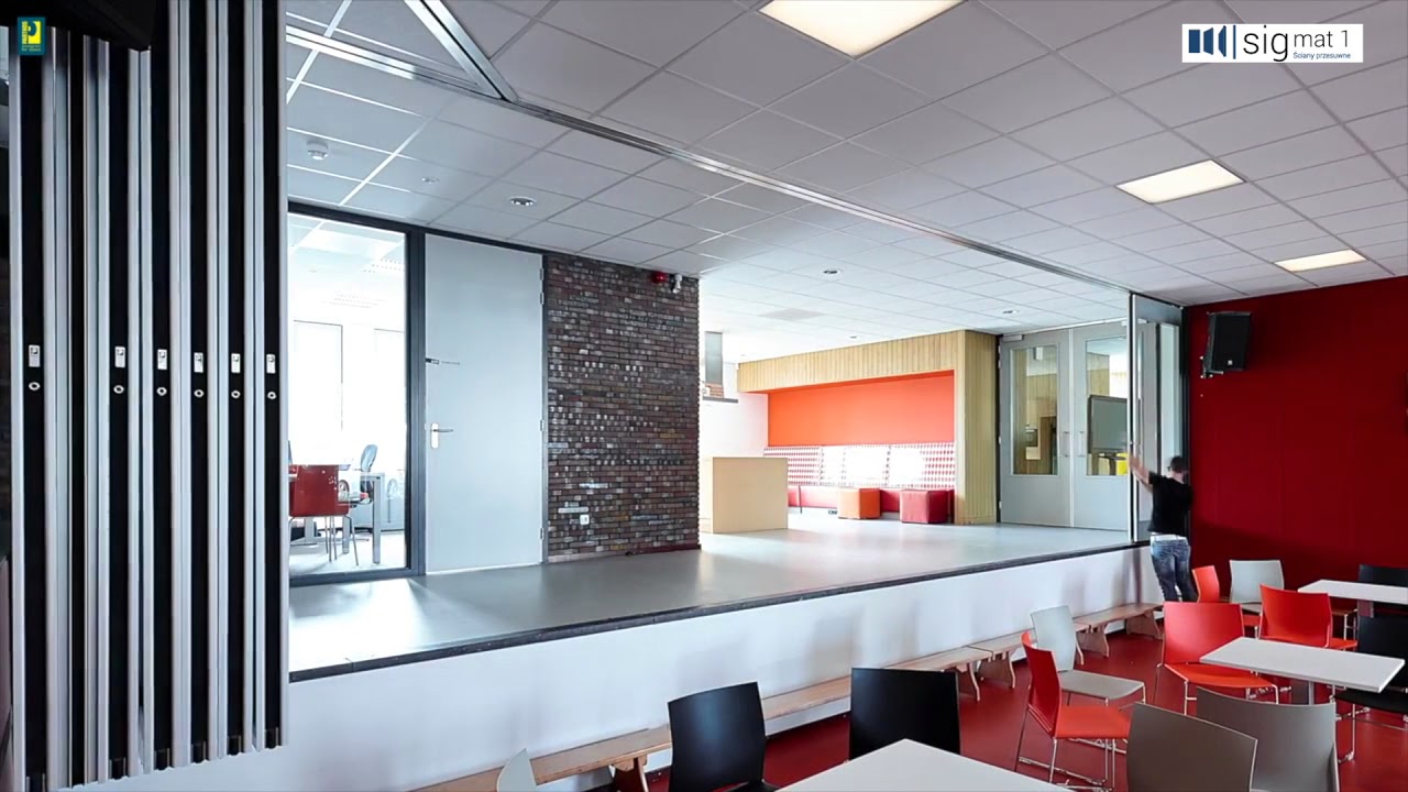 Szklane ściany przesuwne Transpalace