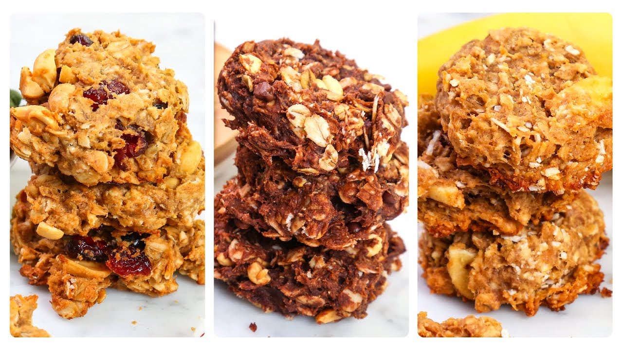 3 Healthy Granola Cookies | Vegan, Gluten-Free & Dairy-Free | The Domestic Geek