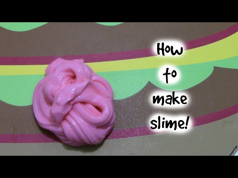 How to make slime with contact solution/eye drops