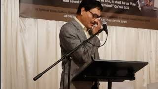 Manzar Bhopali  recites his poetry at Imamia Medics  Intl. Silver Jubilee in SF Bay Area P2