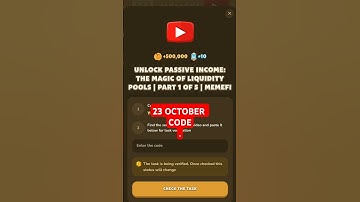 Unlock Passive Income: The Magic of Liquidity Pools | Part 1 of 5 | MemeFi #memefi #airdrop #code