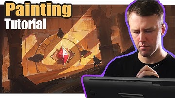 How to Add Light to your Painting like a Pro ( Concept Art Tutorial )