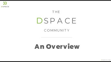 An Overview of the DSpace Community