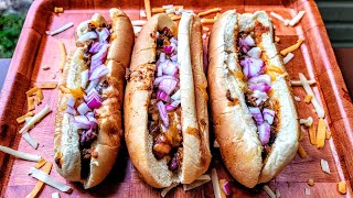 The BEST Air Fryer Chili Dogs Recipe | Homemade Chili