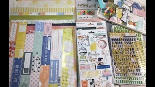 Scrapbook Stash Kit DIY kill a kit August 2018 scrapbooking w/hip kit