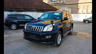 Toyota Prado 2005 Model in Black color available in Tanzania at Harab Motors Ltd.