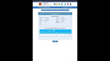 Ssc cpo 2022❣️❣️ Tier 1 Score card