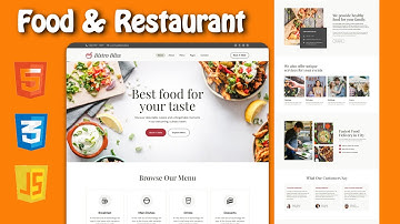 Building a Food Website with HTML, CSS, and JavaScript | Beginner Project (2025)