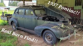 Barn Find 1937 Pontiac Silver Streak! Retrieval, cleanup, and revival!!