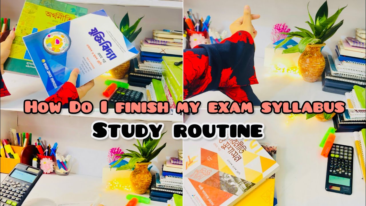  Study Routine📚 + Timetable🕒how do I Finish my exam Syllabus in 2 month ✅|Bangladesh🇧🇩|Huminaties 🍀