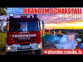 🚒  BRAND im SCHAFSTALL - GROSSAUFGEBOT an EINSATZKRÄFTE  🚒 | 🚒  Großes Übungsszenario  🚒