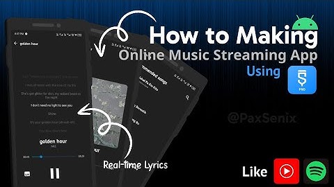 How to making Online Music Streaming like YouTube Music on Sketchware Pro! - Sketchware Indonesia