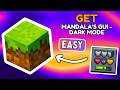 How To Download Mandala's GUI - Dark mode For Minecraft Java 26.1.2 | Minecraft Resource Pack