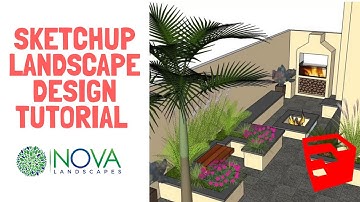 SKETCHUP LANDSCAPE DESIGN TUTORIAL PART1