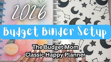 Set up my 2026 Budget Binder : Happy Planner/The Budget Mom Mashup