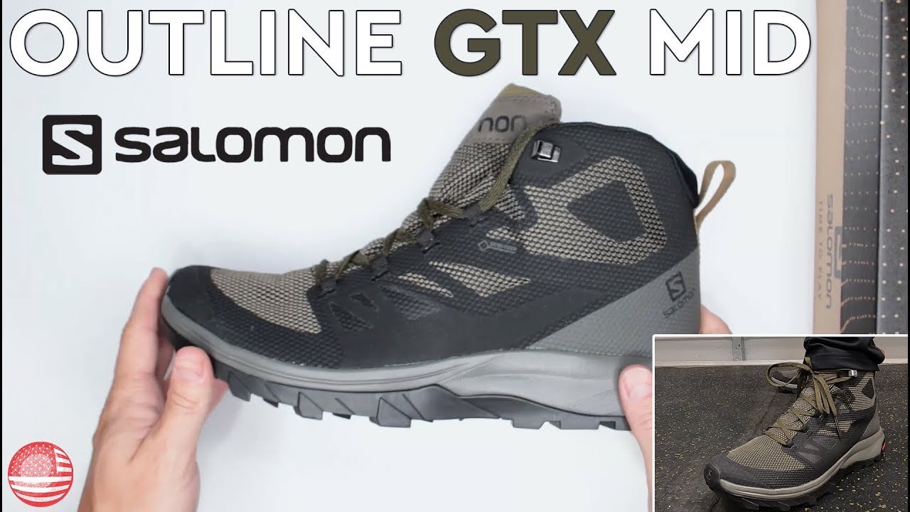 Salomon Outline Mid GTX Review (Salomon Hiking Shoes Review) YouTube