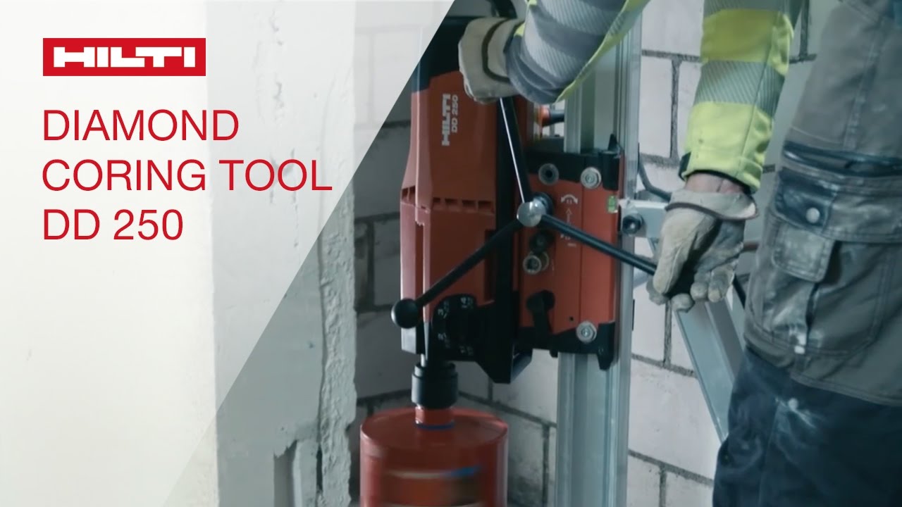 INTRODUCING the Hilti diamond coring tool DD 250 - YouTube