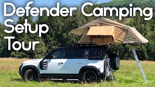 Land Rover Defender L663 Camping Setup Tour & 
