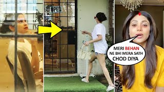 Shilpa Shetty Shameless Sister Shamita Enjoying Spa in Salon When Her Jija Raj Kundra Is In Jail ?