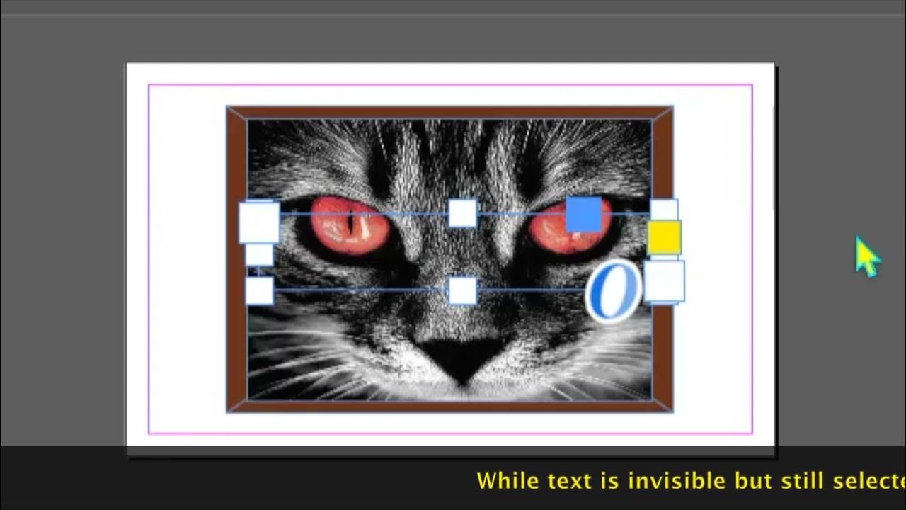 InDesign Knockout Text YouTube