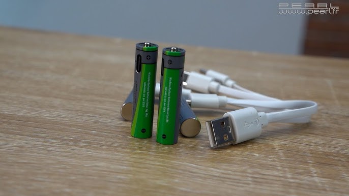 Kits Chargeur Et Piles - 8pcs Rechargeables Aaa 1100mah Piles 8 Slots 2 Usb  Ports Accus Aa/aaa Ni-mh Smartphone Tabl