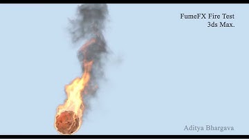 FumeFx Fire Test 3ds Max