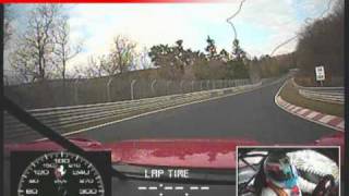 The Ferrari 599XX breaks the 7-minute barrier on the Nordschleife circuit