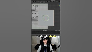 Create right eye w/ plane method. No uv - making a 3d game character in Blender - 2.3: Gee The Genie