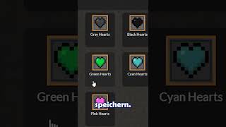 SO bekommt ihr CUSTOM HEARTS in Minecraft | Minecraft Tutorial