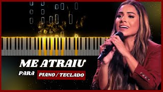 Tutorial (PIANO TECLADO) Me atraiu - Gabriela Rocha | Piano Cover Tutorial