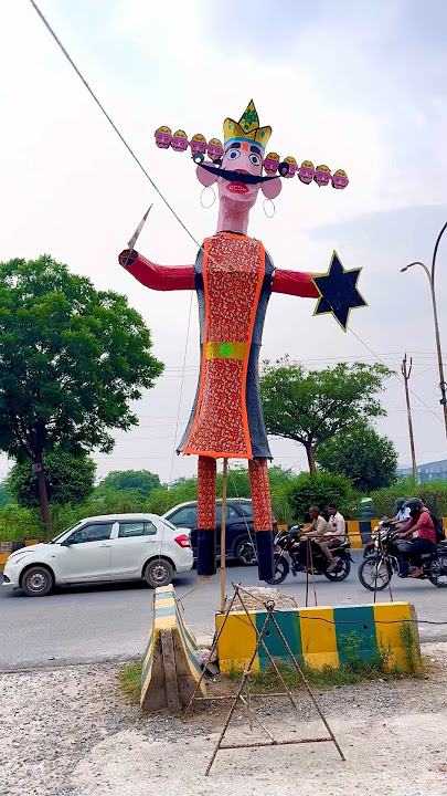 Kattu and brother burnt Ravana 🥰😘 #shorts #trendingshorts #jayshreeram 🚩