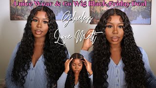 The Most Affordable Black Friday 2023 Wear &amp; Go Wig Glueless Wig Install ft. Unice Hair