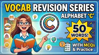 50 Vocabulary Words Starting with C Synonyms Antonyms PSSSB Clerk Patwari 2026 Vocab Series