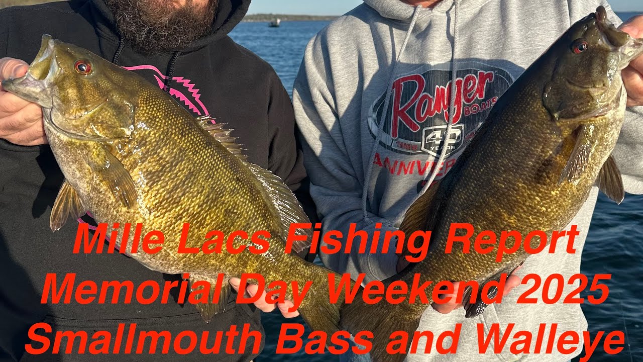 Mille Lacs Fishing Report (Memorial Day Weekend Smallmouth Bass and Walleye)