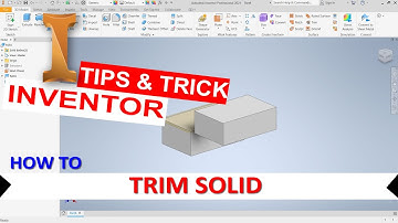 Inventor How To Trim Solid