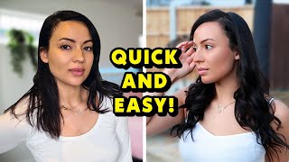 Easiest hair extensions to put in! Halo extensions (+ tips on how to style hair extensions)