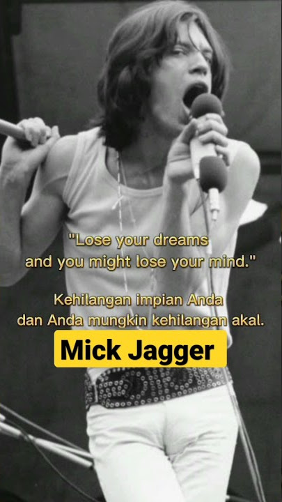 Mick Jagger The Rollingstone 