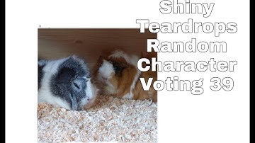 Shiny Teardrops Random Character Voting 39