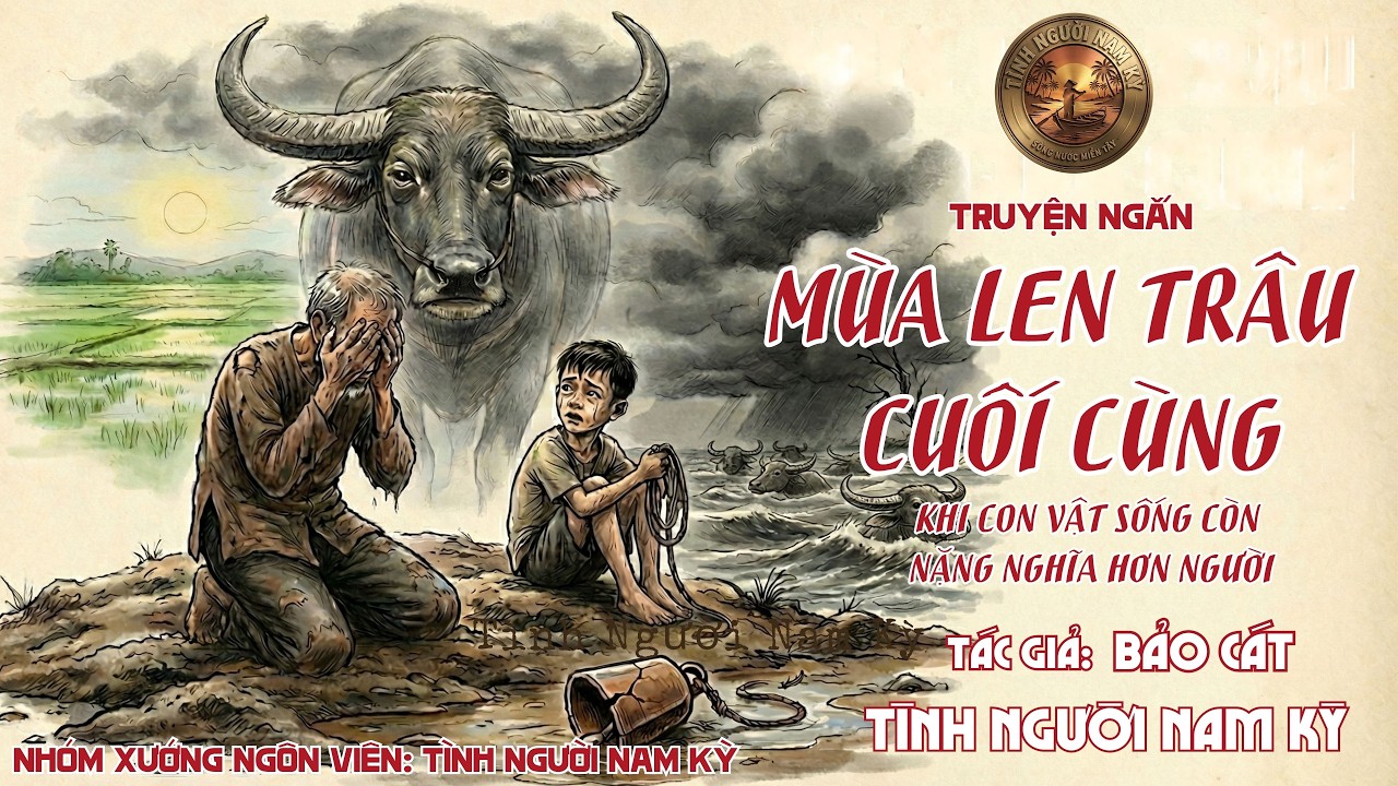 Truyện Nam Kỳ Xưa | MÙA LEN TRÂU CUỐI CÙNG | Nghe Chuyện Xưa Cho Dễ Ngủ