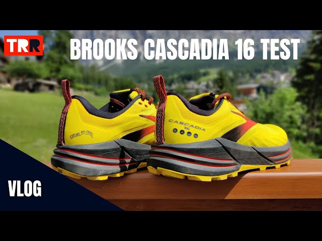 Zapatillas De Trail Running Brooks Nuevos Modelos 2024 - Cascadia 16 Hombre  Gris Azules Naranjas