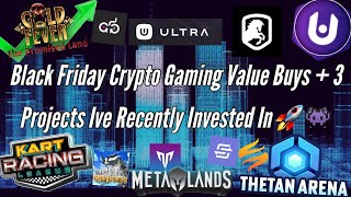 Black Friday Crypto Gaming Value Buys + New Projects I've Invested In | KRL, Gold Fever, UniX & More