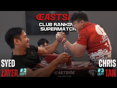 Eastside Club Ranking Supermatch | Syed Zayer (#2) vs Chris Tan (#3) | Left Arm
