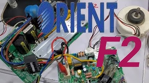 Orient dc inverter error code F2  solution