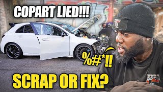 MY "CAT-N" SALVAGE MERCEDES A35 AMG Is Worse Than I Thought... Should I Fix It Or Scrap It? - Part 2