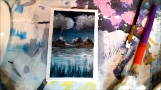 Art Lesson 67 Dollar Store Monochromatic Painting YouTube