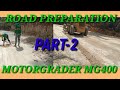 ROAD PREPARATION FOR CONCRETE PAVEMENT (MOTORGRADER)