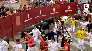 Carrera frenética y siete contusionados en el primer encierro de San Sebastián de los Reyes