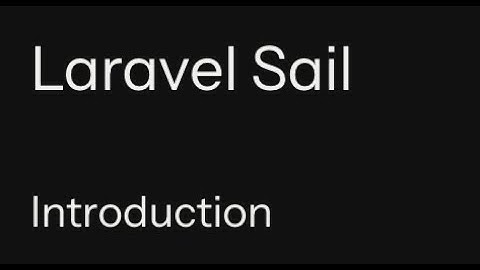 How to install Laravel sail to new laravel 12 project