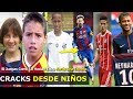 ASÍ JUGABAN LOS MEJORES FUTBOLISTAS CUANDO ERAN NIÑOS,INCREÍBLE LO QUE HACÍAN